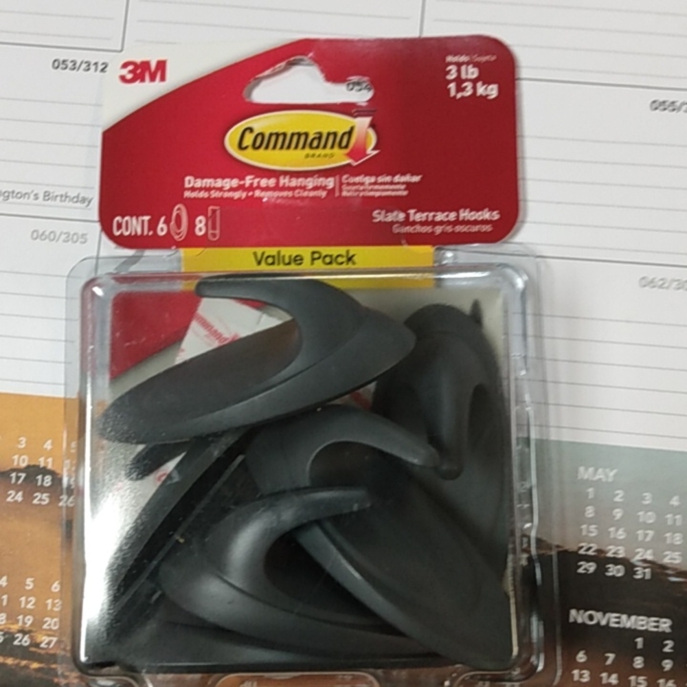 Command Slate Terrace Hooks